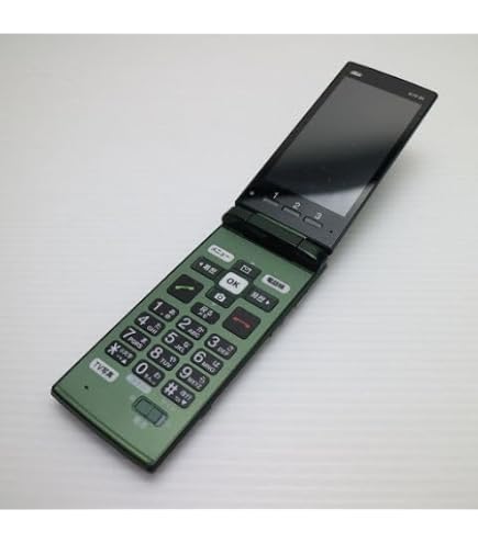 Amazon | KYOCERA au KYF36 かんたんケータイ GREEN | KDDI | 携帯電話本体